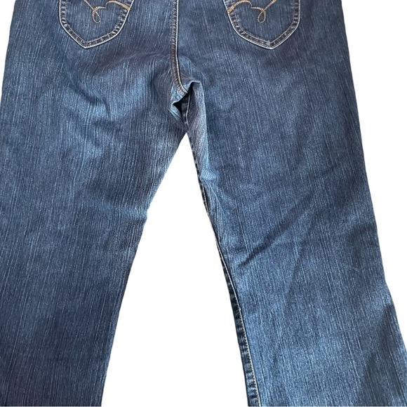 Bandolino blu Arianna boot cut jeans Sz 16 women 78%Cotton - Picture 8 of 15